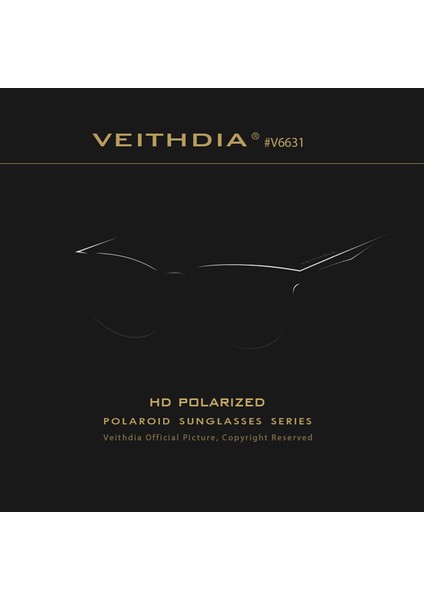 Erkekler İçin Vintage Güneş Gözlüğü - Polarize UV400 Lens (Yurt Dışından)