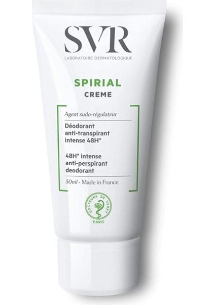 Spiral Deo-Creme Anti-Perspirant 50ml | 48h Etkili Krem Deodorant