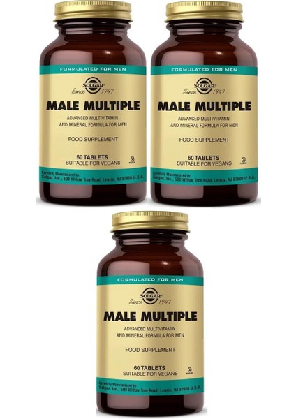 Male Multiple 60 Tablet 3 Adet
