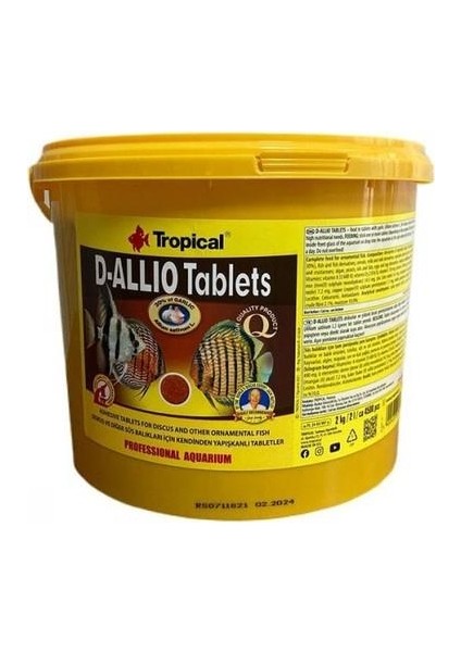 D-Allio Plus Tablet Yem 250 Adet ( Sarımsaklı)