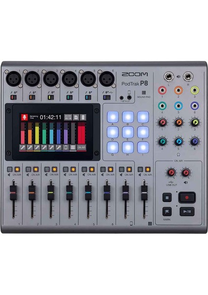 P8 Protrak 8 Kanal Podcast Mikseri