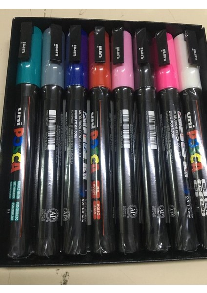 Su Bazlı Marker Pc-3m 8li Ana Renkler