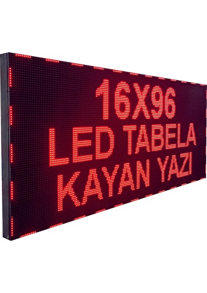 Kayan Yazı LED Tabela 16X96CM