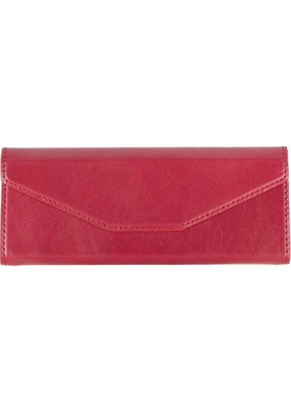 Smart Glass Deri Gözlük Kılıfı V4 Kırmızı fırsatları