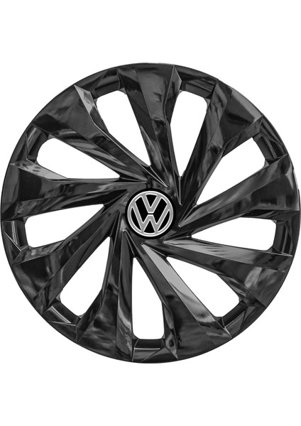 Volkswagen Caddy 15 Inç Uyumlu Jant Kapağı Amblemli Piano Black 4'lü Takım 217 fiyatları