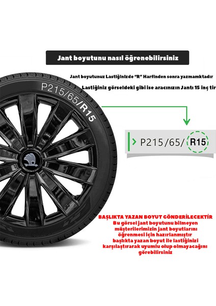 Skoda Favorit 16 Inç Jant Kapağı Amblemli Piano Black 4 Adet 1 Takım 213 fırsatları