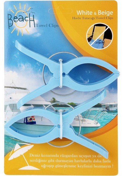 Plaj Havlu Mandalı - Şezlong Mandalı - Mandal Xl 2 Adet fırsatları