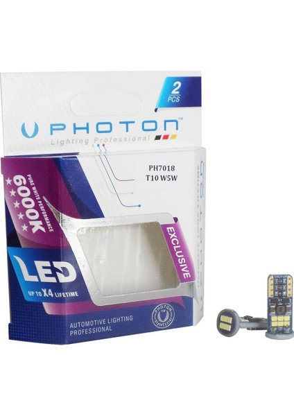 T10 W5W PH7018 Exclusive Serisi Beyaz