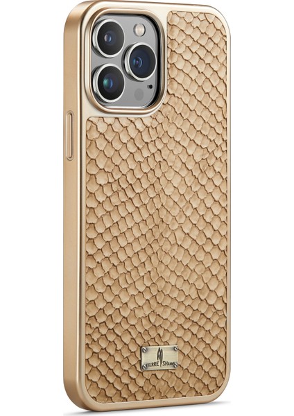 iPhone 11 Için Yılan Derisi Dokulu Telefon Kılıfı - Beyaz (Yurt Dışından)