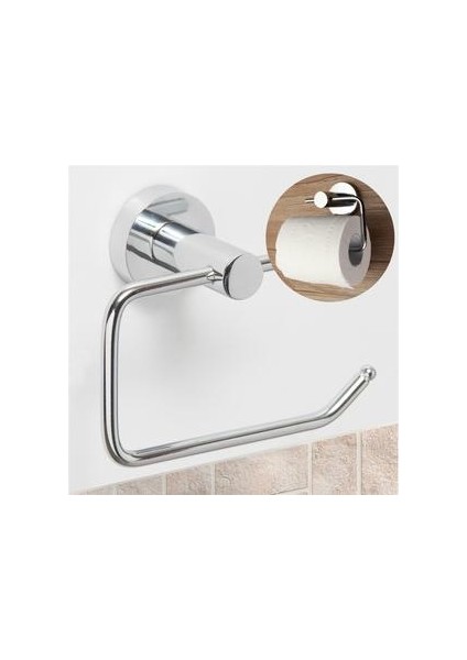 Krom Cilalı Paslanmaz Çelik Banyo Tuvalet Rulo Wc Kağıt Tutucu Dağı Kanca Duvara Monte Doku Havlu Raf Raf | Kağıt Tutucular (Gümüş)(Yurt Dışından) fırsatları