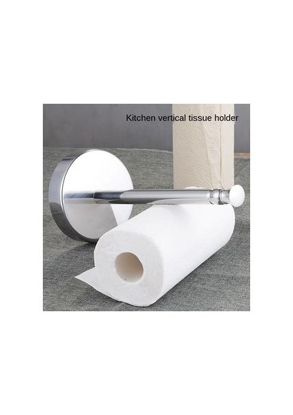 Paslanmaz Çelik Mutfak Rulo Kağıt Havlu Tutucu Banyo Doku Standı Gül Altın Napkins Raf Ev Mutfak Depolama Aksesuarları Wf | Kağıt Tutucular (Gümüş) fırsatları