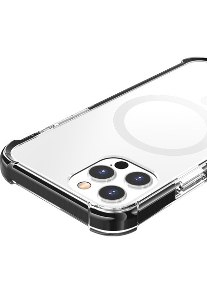 Iphone 13 Pro Max Şeffaf Siyah Için Magsafe Manyetik Akrilik Kılıf (Yurt Dışından) fırsatları