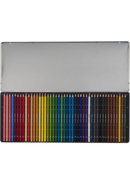 Kuru Boya Kalem Seti 45 Renk Turtle- Metal Kutu modelleri