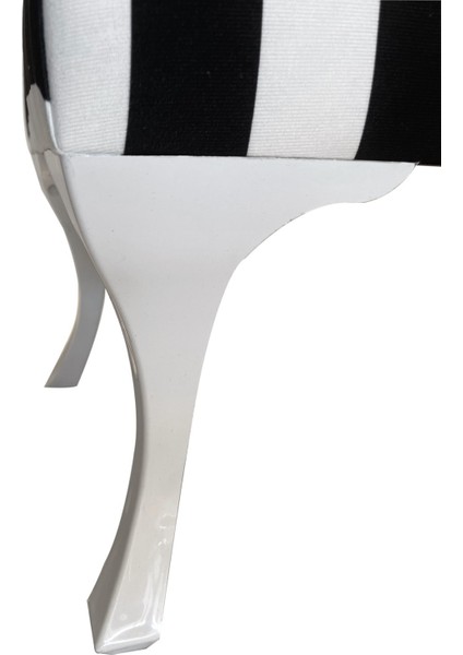 Siyah Beyaz Çizgili Bench Puf modelleri