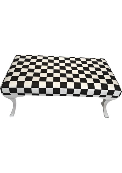 Dama Desenli Bench Puf