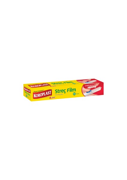 Streç Film 100 Metre x 12 Adet - Kesme Bıçağı Hediyeli (30CM*100M) fiyatları