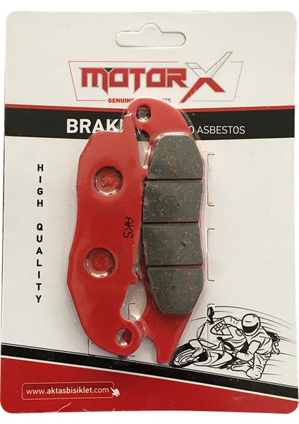 Honda Crf 250 L 2013 - 2017 Motosiklet Ön Fren Disk Balatası | Kırmızı