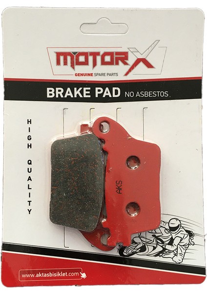 Honda Cbr 1000 Rr 2006 - 2017 Motosiklet Arka Fren Disk Balatası | Kırmızı