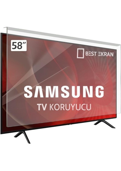 Samsung 58Q60T Tv Ekran Koruyucu - Samsung 58" Inç 146 cm Ekran Koruyucu QE58Q60TAUXTK fiyatları