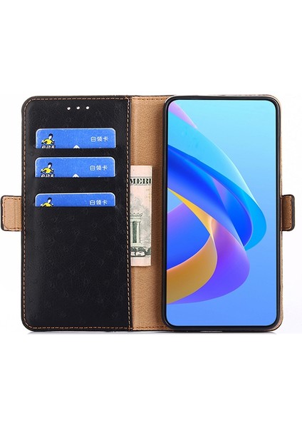 Samsung Galaxy A23 5g Siyah Için Devekuşu Doku Deri Kılıf fiyatları