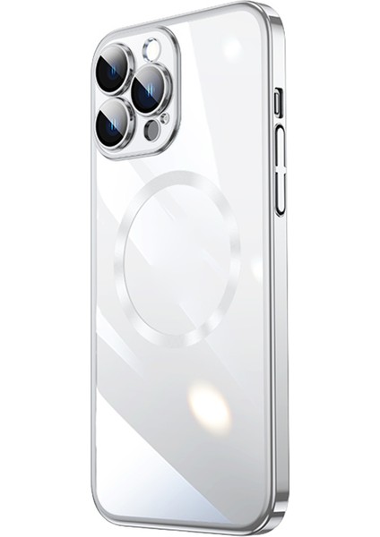 Iphone 13 Pro Max Silver Için Magsafe Manyetik Kılıf