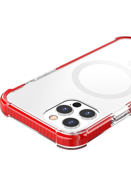 Iphone 13 Pro Max Red Için Magsafe Manyetik Akrilik Kılıf fırsatları