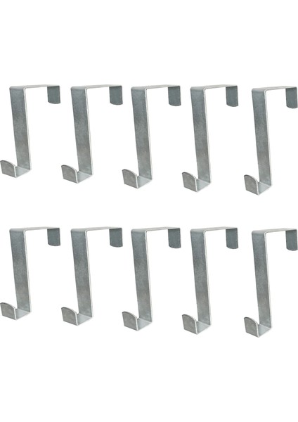 Kapı Arkası Askılık 10 Adet Metal Kanca Askı 3021