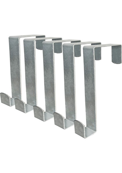 Kapı Arkası Askılık 5 Adet Metal Askı 3020