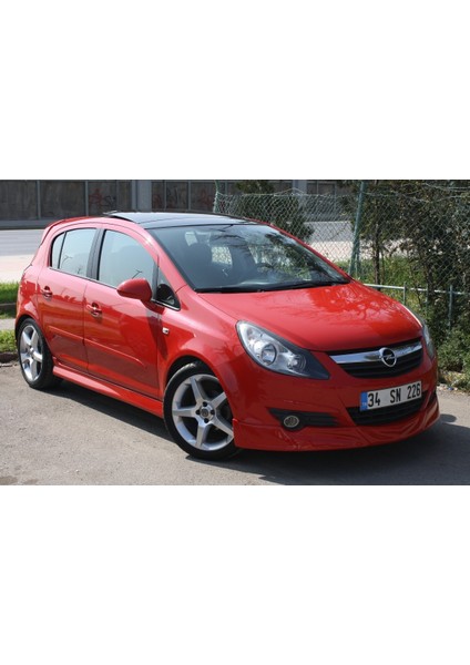 Opel Corsa D Yan Marşpiyel (Plastik)