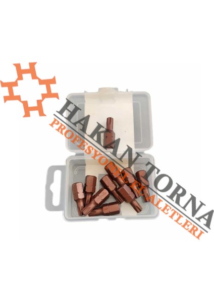 T45 Kısa Torx Bits Otomotiv Allen Uç 10 Adet 1 Paket  (Tekne)