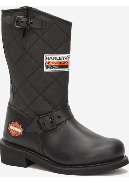 Laconıa 644 Bot 36-40 Black Yağlı Deri