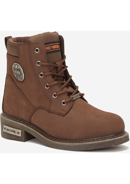 Harley Davidson Jim  Nubuk Deri Bot 36-40 Dark Brown Nubuk