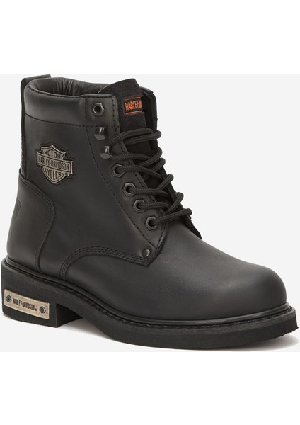 Harley Davidson Gibson  Bot 35-40 Black Yağlı Deri