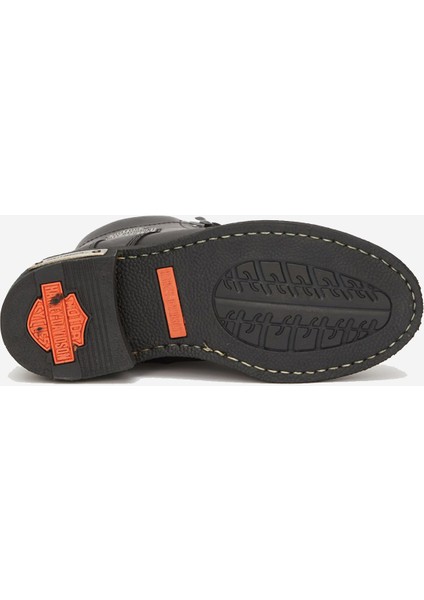 Harley Davidson Gibson  Bot 35-40 Black Yağlı Deri