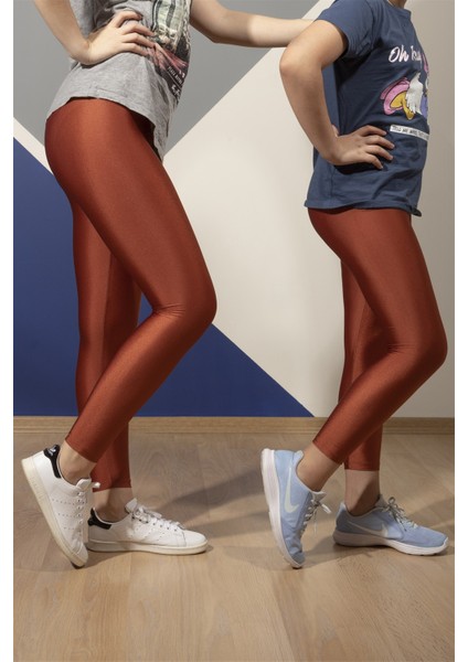 Kadın Disco Tayt (Kiremit Renk) fırsatları