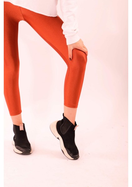 Kız Çocuk Disco Tayt (Kiremit Renk) fırsatları