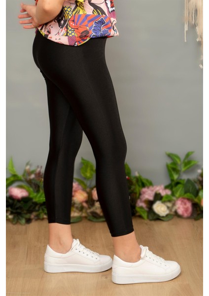 Kız Çocuk Disco Tayt (Siyah Renk)