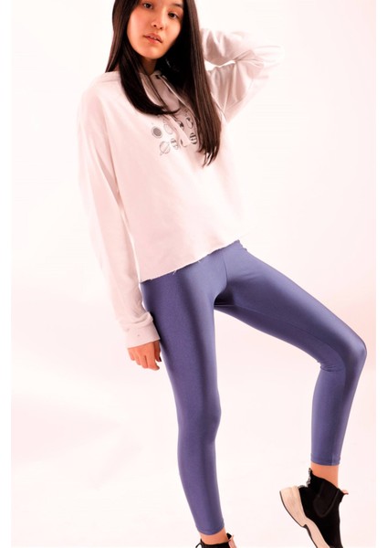 Kız Çocuk Disco Tayt (Indigo Renk) modelleri