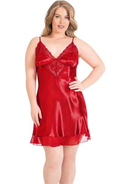 Ahu Primoda 2067 Kadın Saten Gecelik Bat.