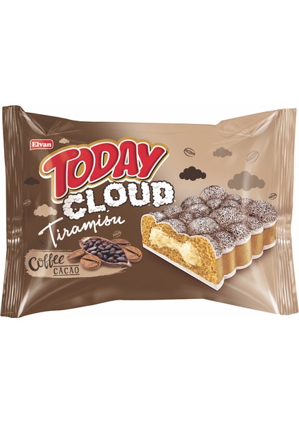 Today Cloud Kek Tiramisulu 40 Gr. 24 Adet (1 Kutu)