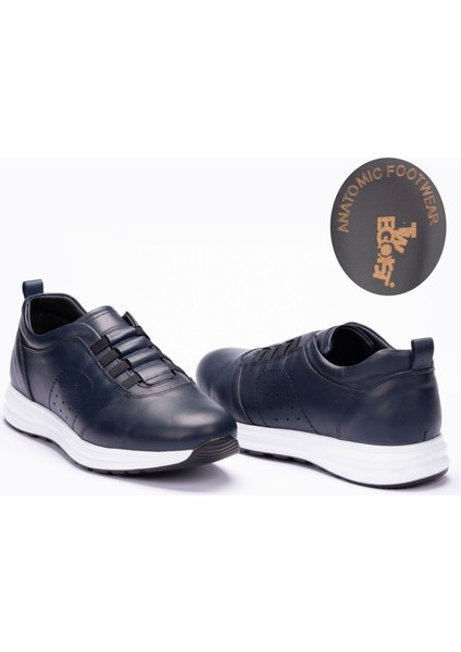 Erkek Sneakers Hakiki Deri Anatomik Tabanlı Ultra Hafif Ayakkabı