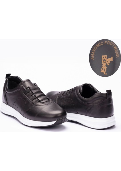 Erkek Sneakers Hakiki Deri Anatomik Tabanlı Ultra Hafif Ayakkabı