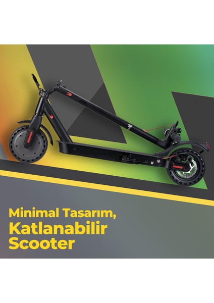 Ego3 Katlanabilir Amortisörlü Elektrikli Scooter