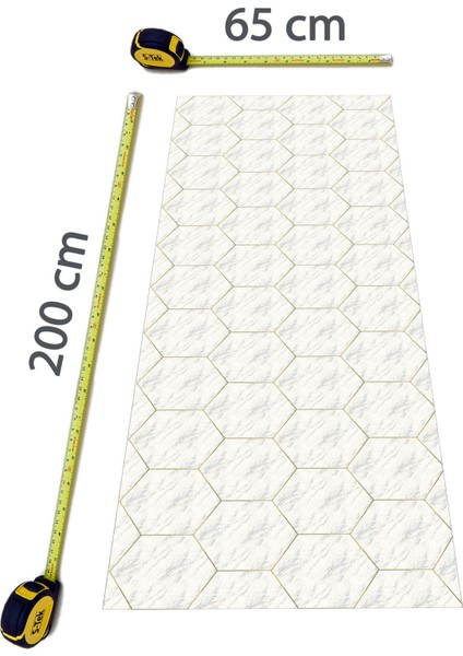 Yapışkanlı Folyo 65CM×200CM Parlak - Tezgaharası Banyo Zemin Kaplama