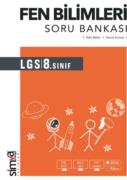 Simya Yayınları  8.Sınıf Fen Bilimleri Soru Bankası