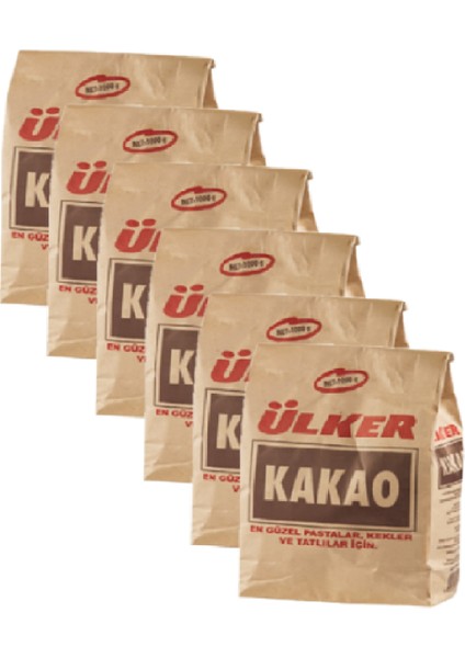 Toz Kakao 1 kg x 6'lı