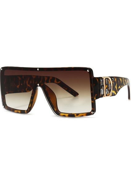 Vintage Tarz Unisex Güneş Gözlüğü - Leopar (Yurt Dışından)