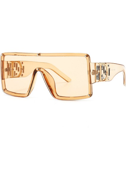 Vintage Tarz Unisex Güneş Gözlüğü - Bej (Yurt Dışından)