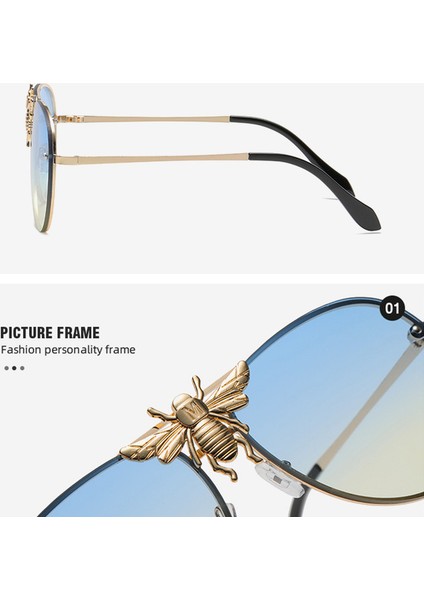 Vintage Tarz Unisex Güneş Gözlüğü - Şeffaf (Yurt Dışından) modelleri