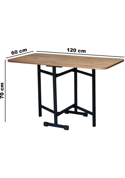 Katlanır Mutfak Masası Takımı 4 Kişilik Masa 5227